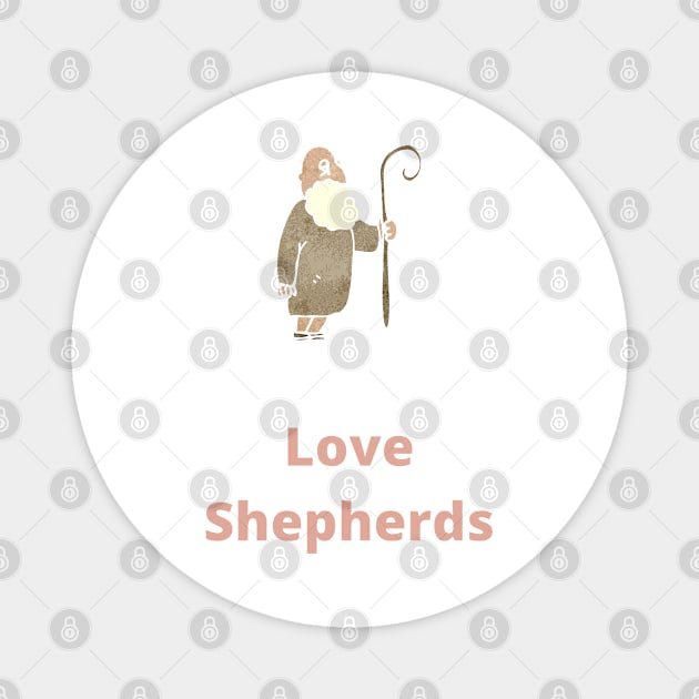 Love Shepherds - Shepherd Magnet by PsyCave